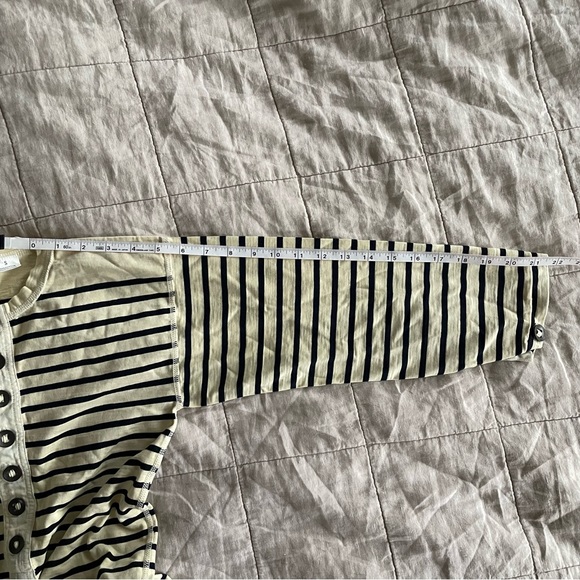 Jcrew Breton stripe shirt with metal button details - Picture 6 of 8